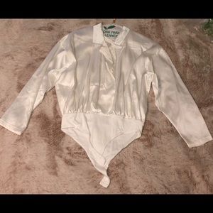 White fashion nova bodysuit